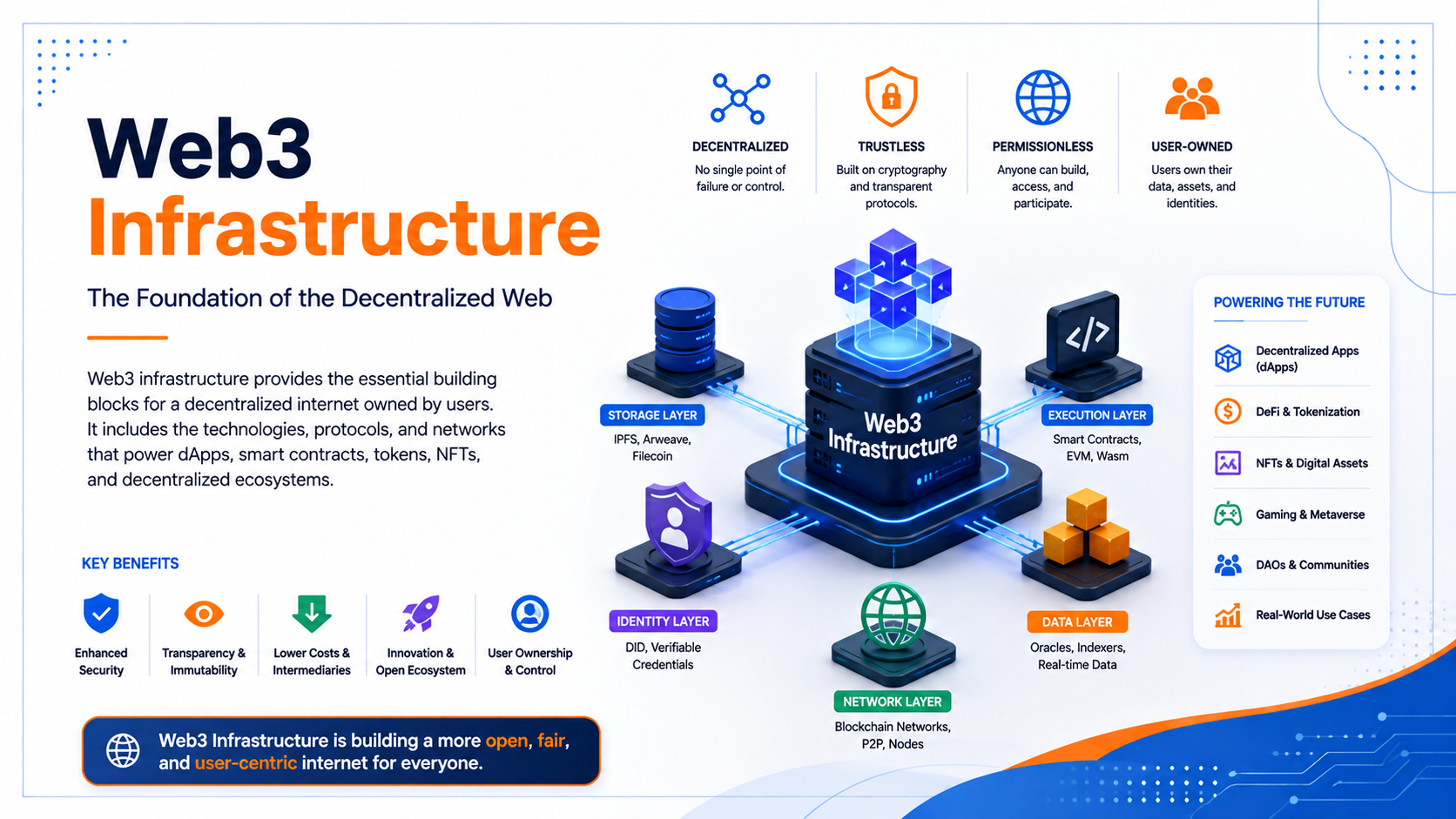 Web3 Infrastructure: The Foundation of a Decentralized Internet - Innovative AI Solutions Blog