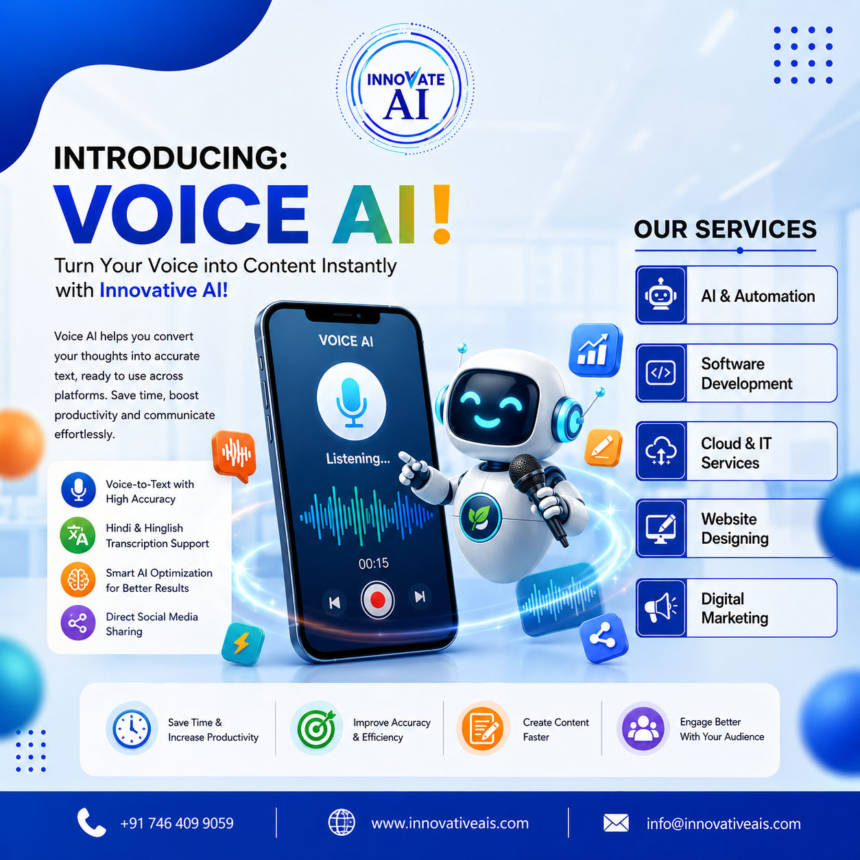 Voice AI – The Future of Smarter Communication - Innovative AI Solutions Blog