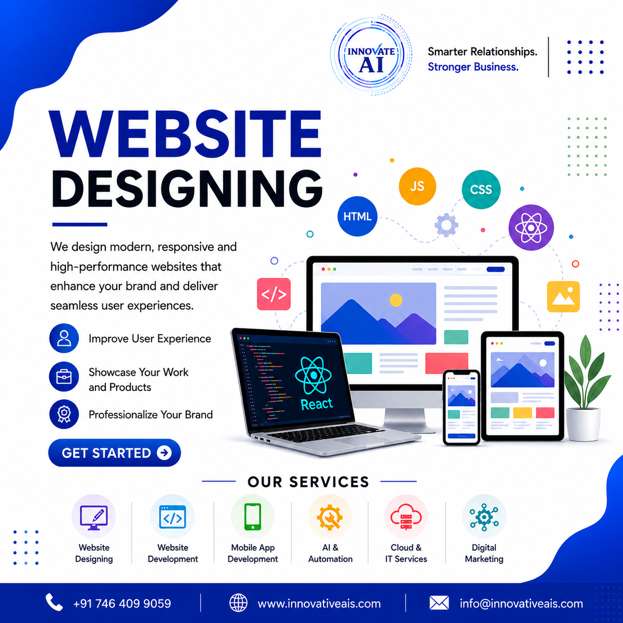CREATE YOUR DIGITAL PRESENCE WITH PROFESSIONAL WEBSITE DESIGN - Innovative AI Solutions Blog