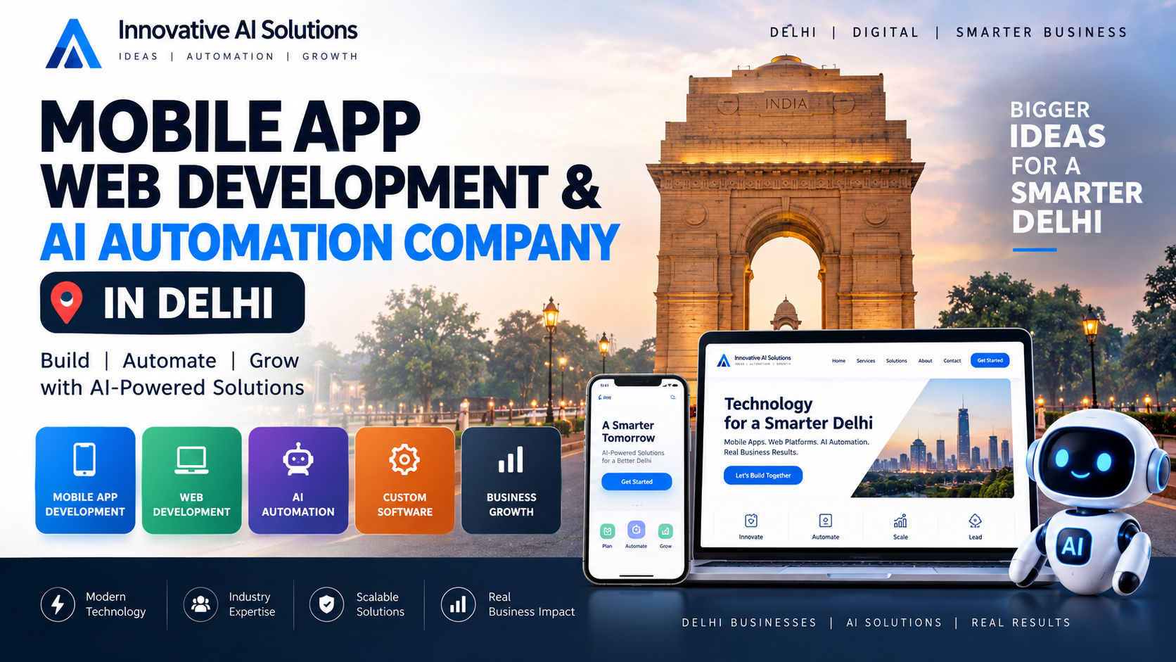 Mobile App Development, Web Development & AI Automation Company in Delhi - Innovative AI Solutions Blog