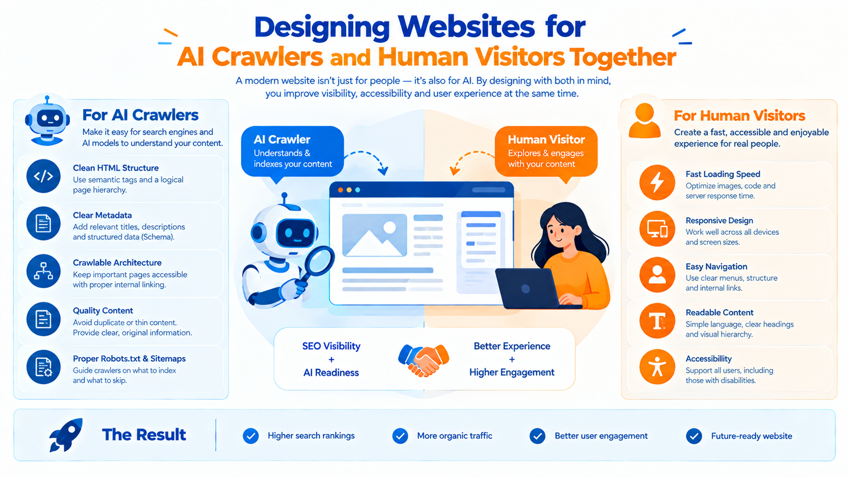 Designing Websites for AI Crawlers and Human Visitors Together - Innovative AI Solutions Blog