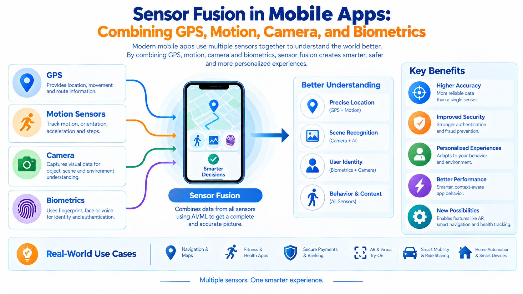 Sensor Fusion in Mobile Apps: Combining GPS, Motion, Camera, and Biometrics - Innovative AI Solutions Blog