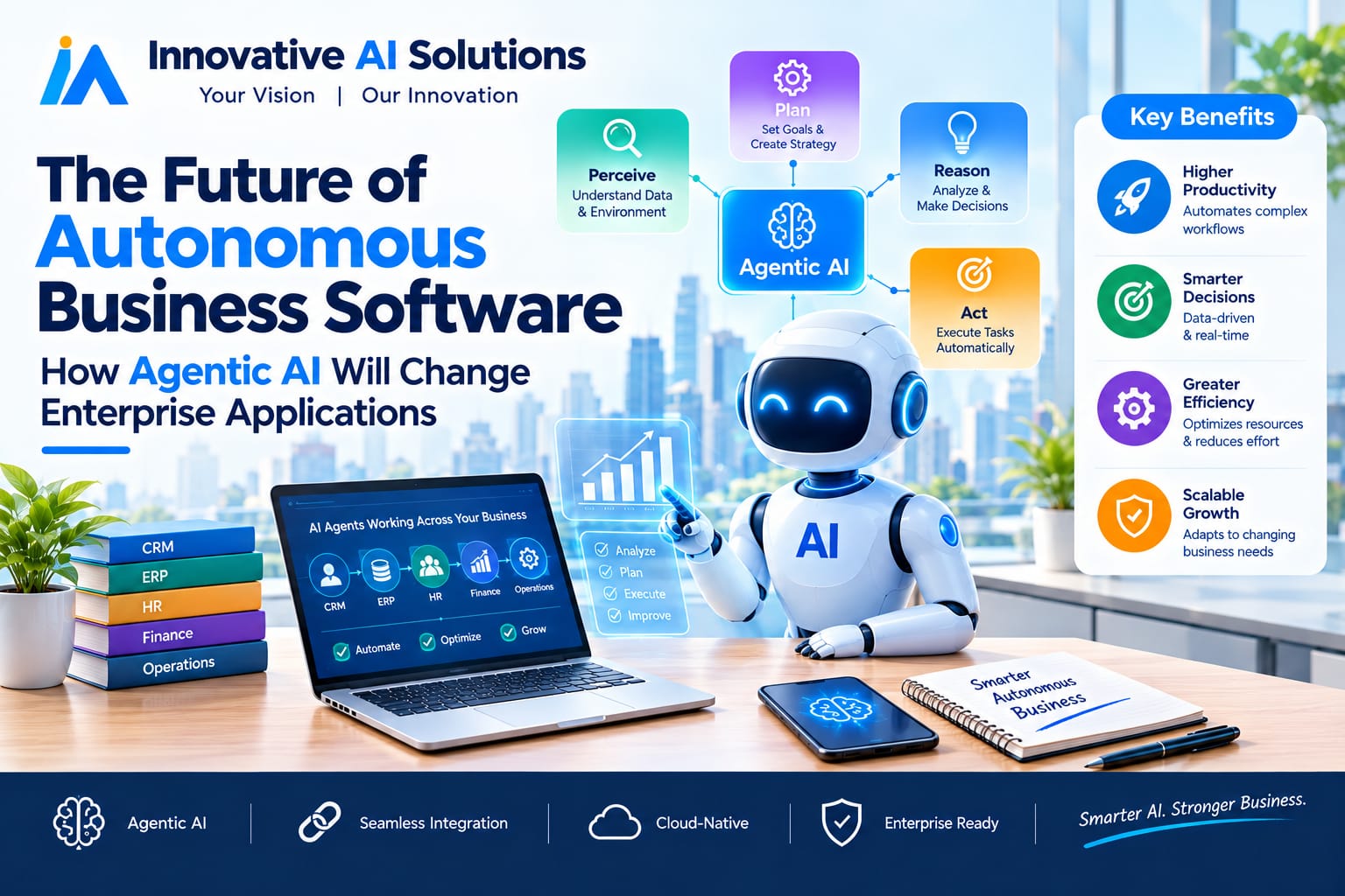 "The Future of Autonomous Business Software How Agentic AI Will Change Enterprise Applications" - Innovative AI Solutions Blog