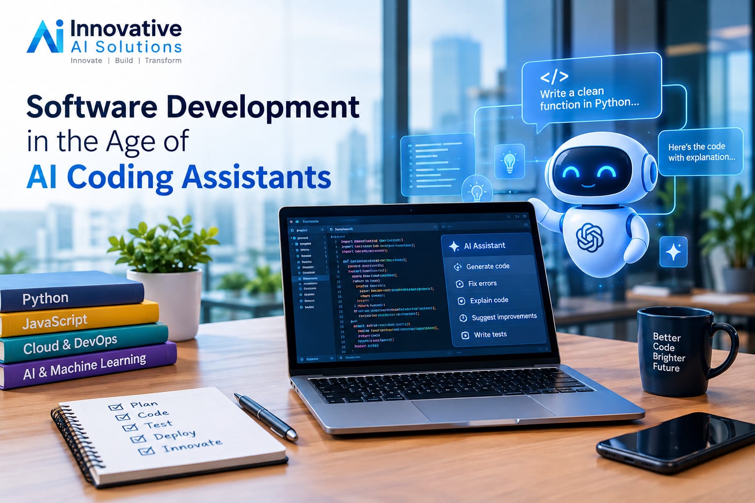"Software Development in the Age of AI Coding Assistants" - Innovative AI Solutions Blog