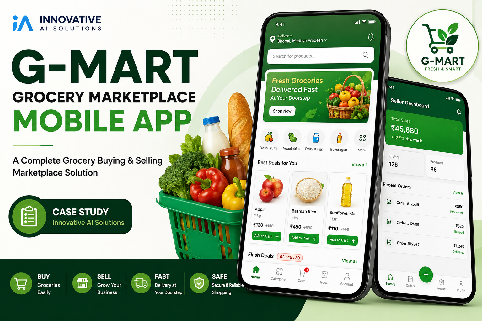 G-Mart Grocery Marketplace Mobile App